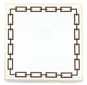 Ginori Catene Ebano Square Vide Poche  8.25"